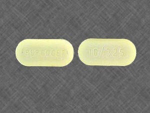 Percocet 10/325mg - Benzodiazepin