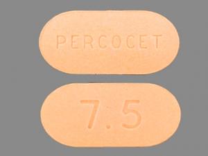 Percocet 7.5/500mg - Benzodiazepin